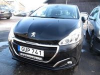 Begagnad Peugeot 208 82 HK (60 kW) 2015 Svart Halvkombi