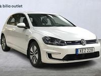 Begagnad VW e-Golf 100 kW (136 HK) 2018 Vit Halvkombi
