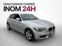 Begagnad BMW 118 143 HK (105 kW) 2012 Silver Halvkombi
