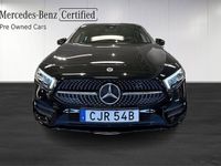 begagnad Mercedes A250 e Moms/AMG/Panorama/Nightpackage 2021 Svart