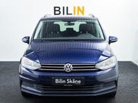 Begagnad VW Touran 150 HK (110 kW) 2016 Blå Minibuss