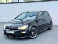 Begagnad VW Golf VI R 271 HK (199 kW) 2010 Svart Halvkombi