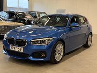 Begagnad BMW 118 M Sport 136 HK (100 kW) 2018 Blå Halvkombi
