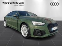 Begagnad Audi A5 Sportback S-Line 265 HK (194 kW) 2023 Grön Halvkombi