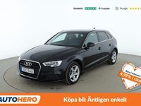 Begagnad Audi A3 151 HK (111 kW) 2017 Svart Sedan
