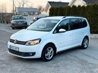 begagnad VW Touran 1.4 TSI 7 sits, drag, kamera, 140hk, 2015