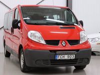 begagnad Renault Trafic 2.0 dCi 2.9t 9-sits Drag Nybesiktad 114hk