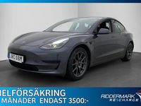 Begagnad Tesla Model 3 Standard Range Plus 239 kW (325 HK) 2021 Grå Sedan