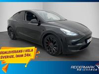 Begagnad Tesla Model Y Performance 392 kW (534 HK) 2022 Svart SUV