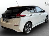 Begagnad Nissan Leaf N-Connecta 110 kW (150 HK) 2019 Vit Halvkombi