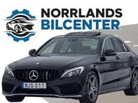 Begagnad Mercedes C220 AMG line 170 HK (125 kW) 2016 Svart Sedan