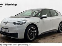 Begagnad VW ID.3 Pro 150 kW (204 HK) 2022 Vit Halvkombi