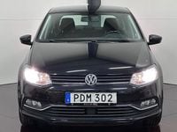Begagnad VW Polo S 90 HK (66 kW) 2016 Svart Halvkombi