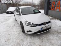 Begagnad VW Golf VIII 131 HK (96 kW) 2019 Vit Kombi