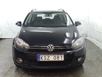 Begagnad VW Golf VI Style 102 HK (75 kW) 2010 Svart Halvkombi