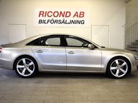 begagnad Audi A8 4.0 TFSI V8 quattro Aut 21tum Lågmil 2014, Sedan