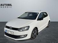 Begagnad VW Polo 87 HK (63 kW) 2009 Vit Halvkombi