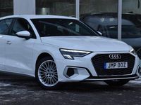 Begagnad Audi A3 150 HK (110 kW) 2021 Vit Sedan