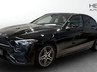 Begagnad Mercedes C300e AMG line 2023 Svart Sedan