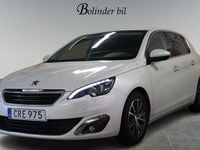 Begagnad Peugeot 308 Allure 125 HK (91 kW) 2014 Vit Halvkombi