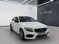 Begagnad Mercedes C220 AMG line 170 HK (125 kW) 2015 Vit Kombi
