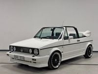 Begagnad VW Golf Cabriolet Karmann 98 HK (72 kW) 1991 Vit Cab