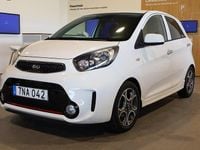 Begagnad Kia Picanto 67 HK (49 kW) 2015 Vit Halvkombi
