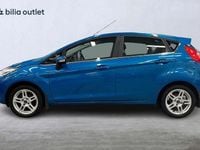 Begagnad Ford Fiesta Titanium 101 HK (74 kW) 2014 Blå Halvkombi