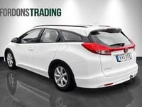 Begagnad Honda Civic Sport 120 HK (88 kW) 2014 Vit Kombi