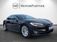 Begagnad Tesla Model S Long Range AWD 397 kW (541 HK) 2019 Svart Halvkombi