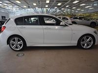 Begagnad BMW 116 M Sport 136 HK (100 kW) 2015 Vit Halvkombi