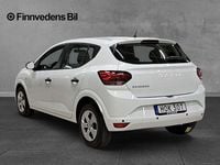 Begagnad Dacia Sandero Essentiel 91 HK (66 kW) 2022 Vit Halvkombi