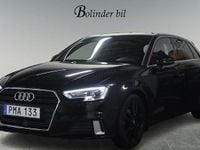 Begagnad Audi A3 Sportback Proline 150 HK (110 kW) 2017 Svart Halvkombi
