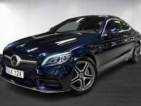 Begagnad Mercedes C220 AMG 194 HK (142 kW) 2019 Blå Sportkupé