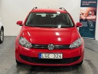 Begagnad VW Golf VI 122 HK (89 kW) 2011 Röd Halvkombi
