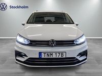 begagnad VW Touran TSI150 DSG R-Line/7sits/Plus/Drag/P-värmar