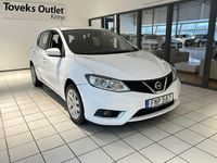 Begagnad Nissan Pulsar 116 HK (85 kW) 2015 Vit Halvkombi