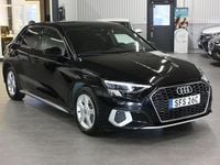 Begagnad Audi A3 Sportback 150 HK (110 kW) 2020 Svart Halvkombi