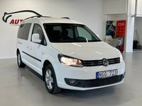 begagnad VW Caddy Maxi Kombi 2.0 EcoFuel|Nykam|7-Sits|Nyserv|Euro 5
