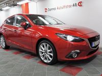 begagnad Mazda 3 3Sport 2.2 SKYACTIV-D S&V Hjul HUD Skinn Euro 6 2015, Halvkombi
