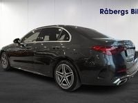 Begagnad Mercedes C300e AMG line 313 HK (230 kW) 2022 Grå (grafitgrå metallic) Sedan