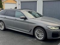 Begagnad BMW 530 M Sport 292 HK (214 kW) 2021 Bernina grey amber effect metallic Kombi