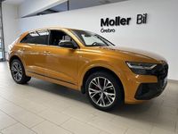 Begagnad Audi Q8 S-Line 286 HK (210 kW) 2022 Drakorange metallic SUV