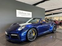 Begagnad Porsche 911 Turbo S Cabriolet 650 HK (478 kW) 2022 Blå Cab