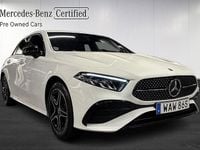 Begagnad Mercedes A250 AMG 163 HK (119 kW) 2023 Vit Halvkombi