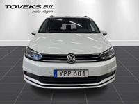 Begagnad VW Touran 110 HK (80 kW) 2018 Vit Minibuss