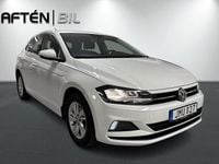 Begagnad VW Polo 95 HK (69 kW) 2018 Vit Halvkombi