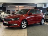 Begagnad Skoda Fabia Elegance 90 HK (66 kW) 2015 Röd Halvkombi