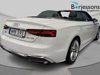 Begagnad Audi A5 Cabriolet S-Line 190 HK (139 kW) 2020 Glaciärvit metallic Cab