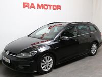 Begagnad VW Golf VII R-line 150 HK (110 kW) 2019 Svart Kombi
